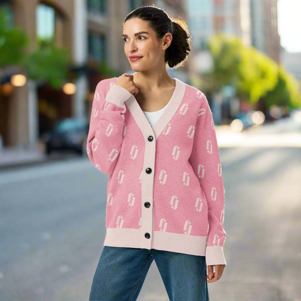 Knitted cardigan from fjunku