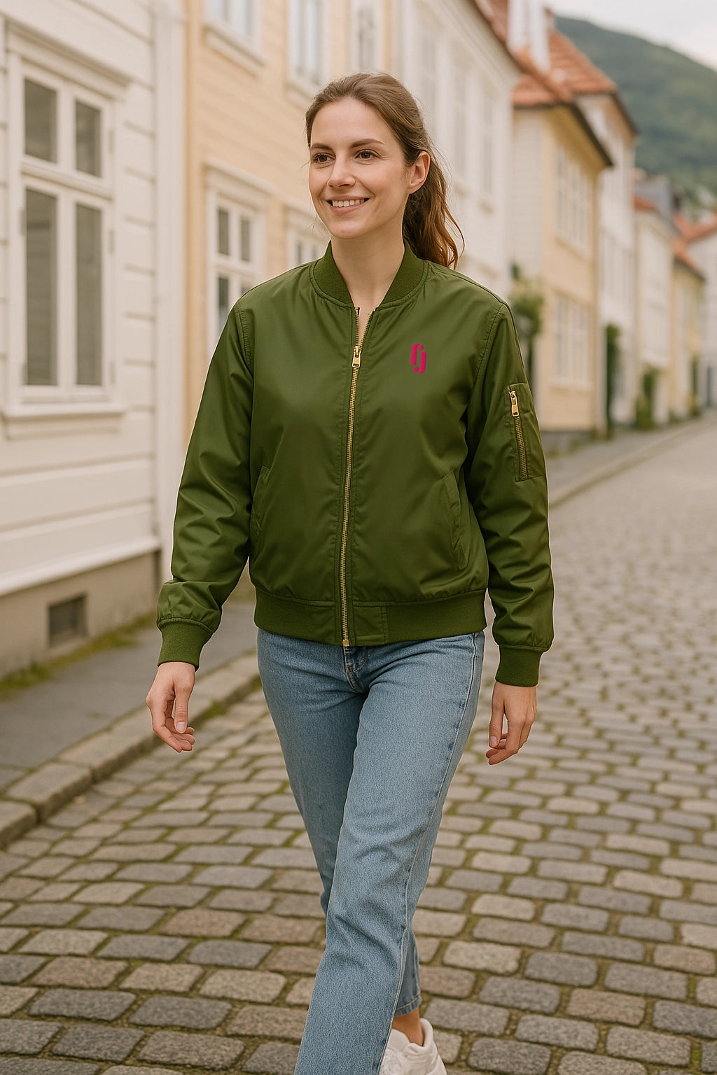 Bomberjakke (grønn)