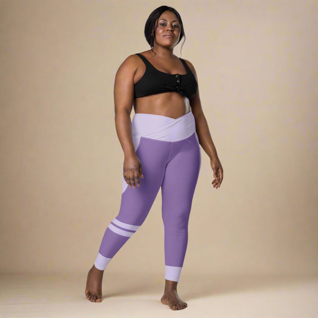 Woman in leggings from fjunku