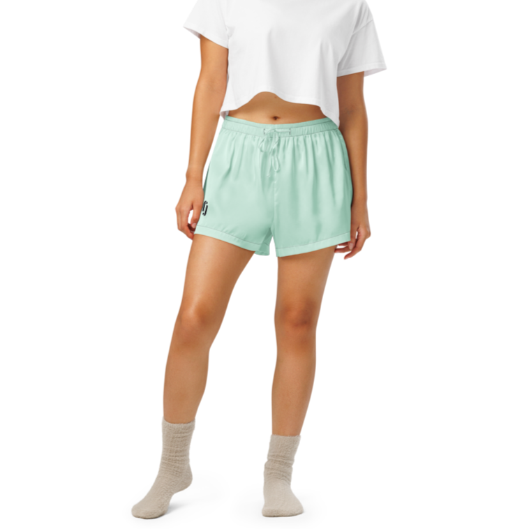 Silkemyke pysjshorts (grønn)