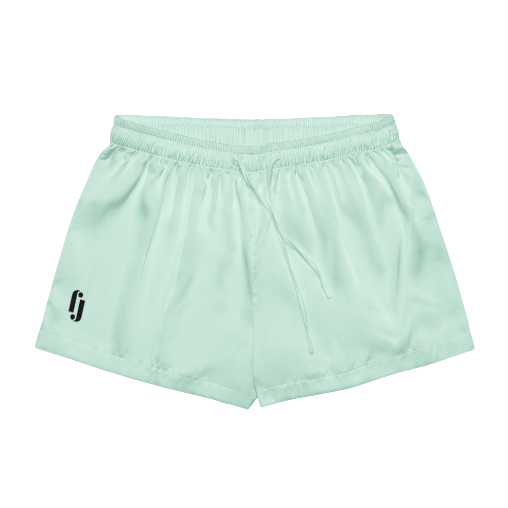 Silkemyke pysjshorts (grønn)