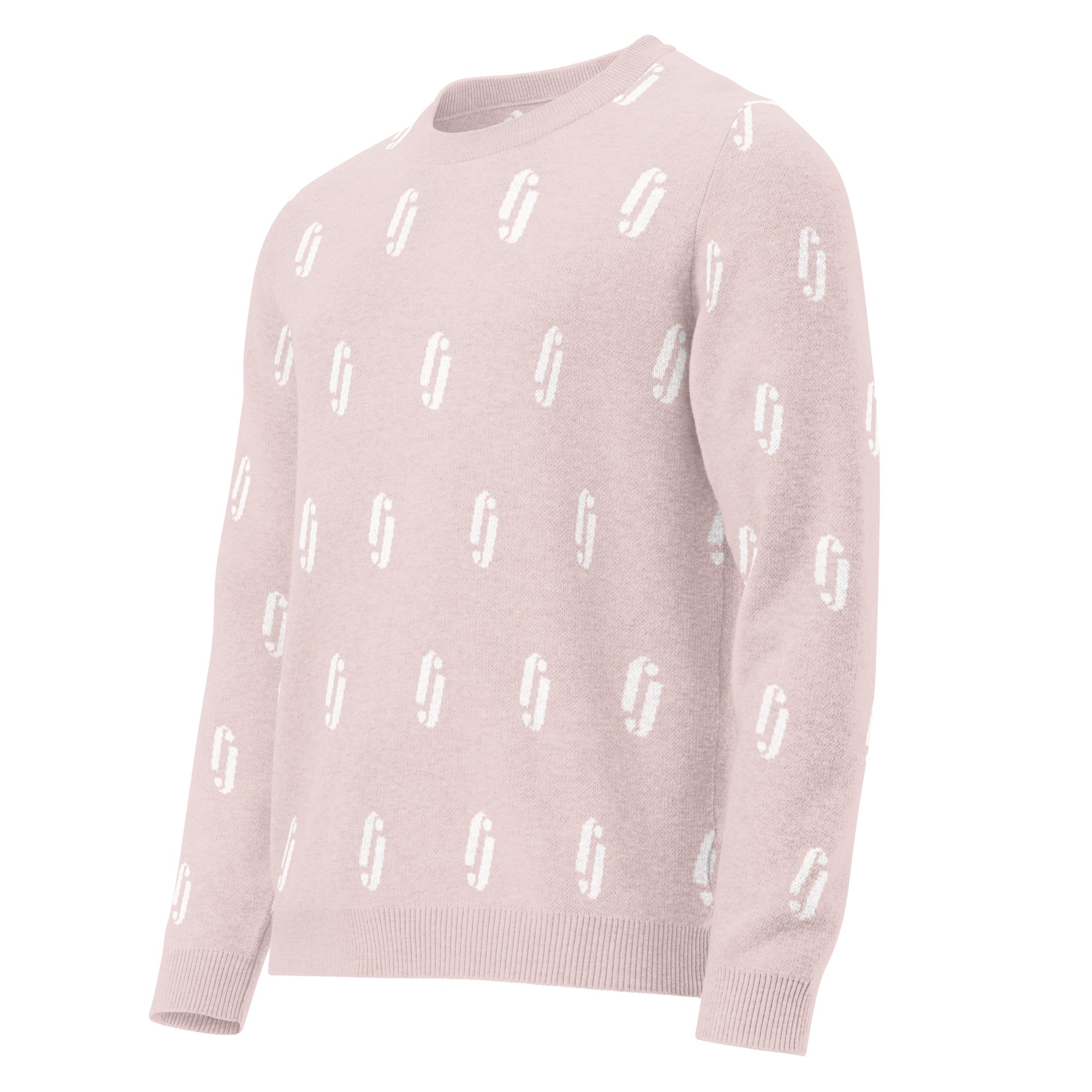 Strikkegenser - pastell rosa