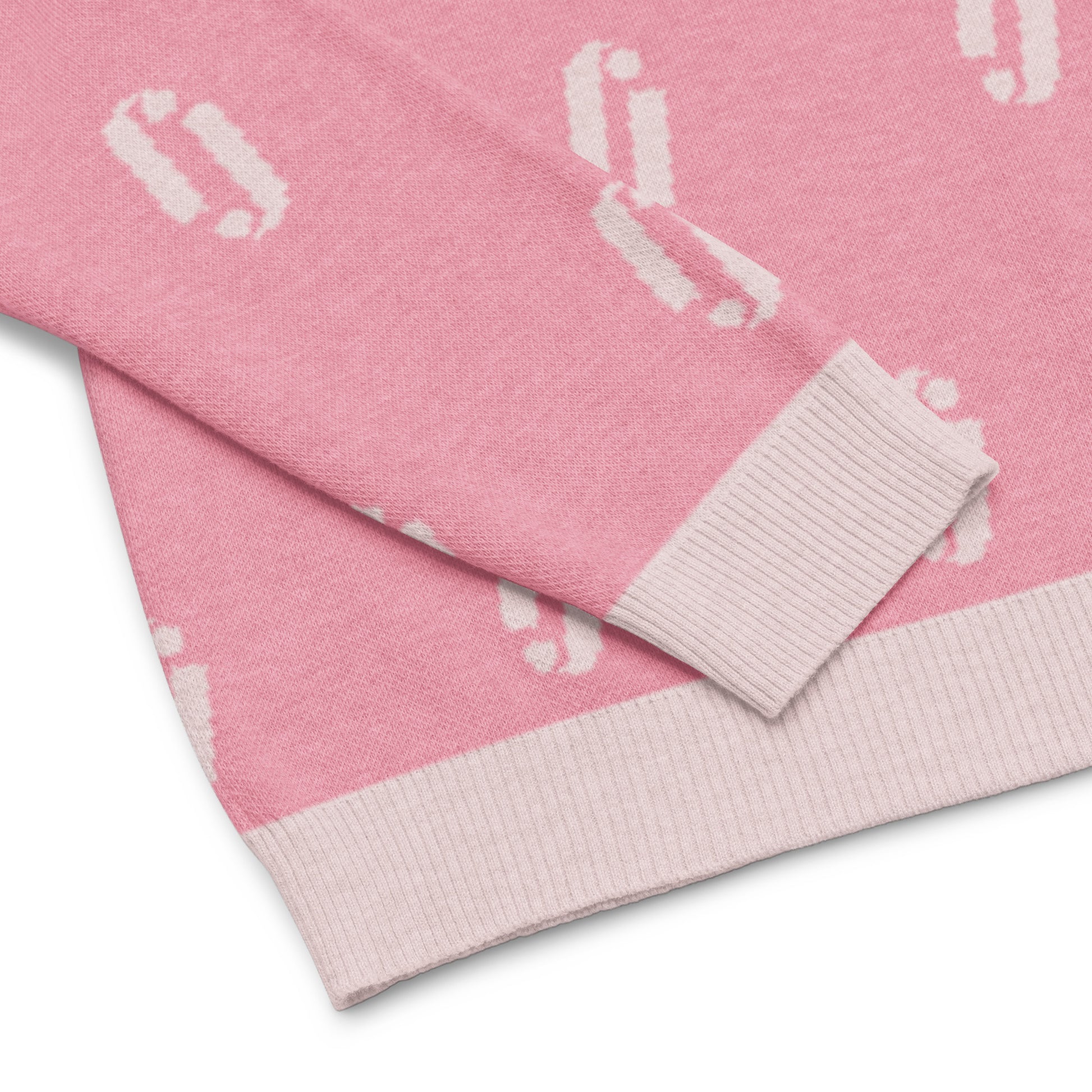 Strikkegenser - rosa