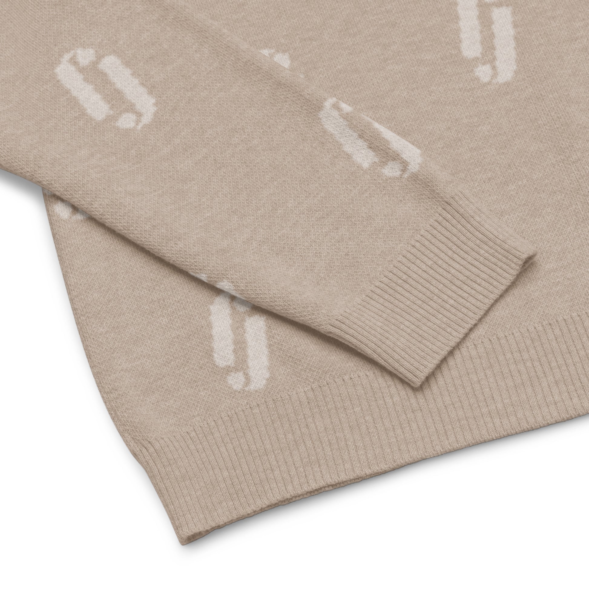 Strikkegenser - beige