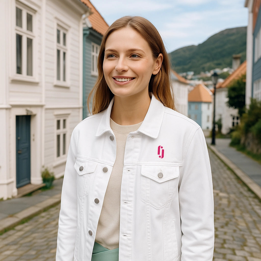 Denimjakke fjunku