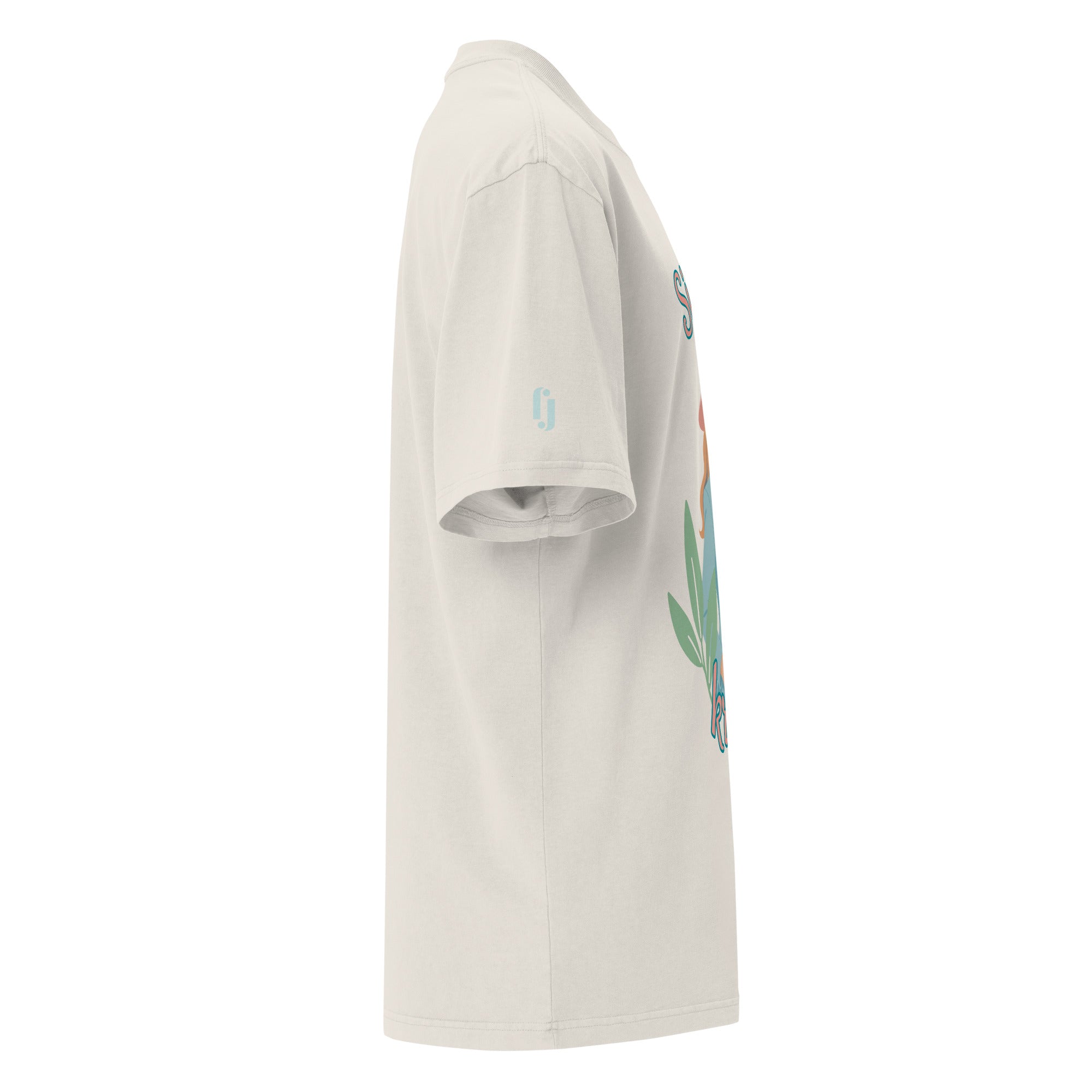 Singel & kresen oversized t-skjorte