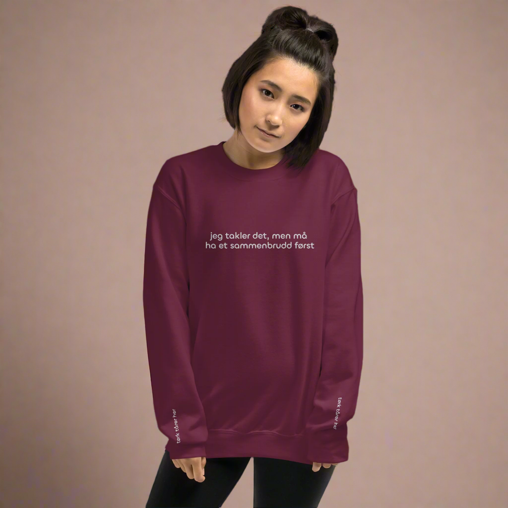 «jeg takler det» genser